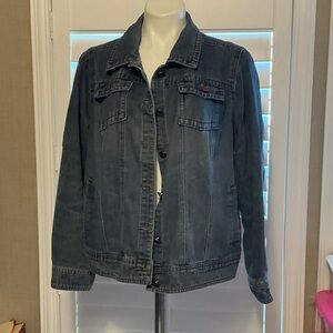 Jou Jou Dark Blue Jean Jacket